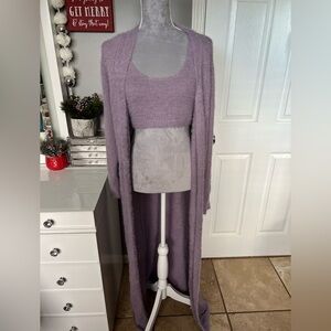 Nasty Gal Lavender Lounge Set